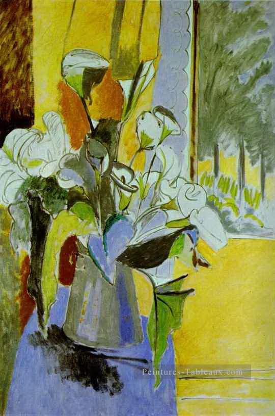 Bouquet de fleurs sur la Véranda 191213 fauvisme abstrait Henri Matisse Peintures à l'huile